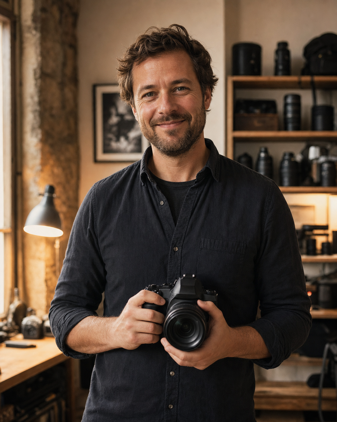 Julien Marchand, photographe fondateur du studio Objectif